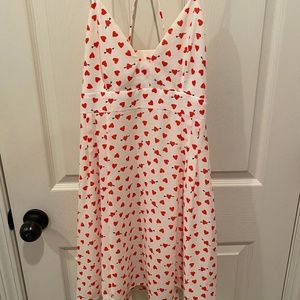 Express Hearts and Arrows Mini Dress